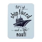 Lasst uns das Schiff vor der Stateroom Funny Kabin Magnet (Vertikal)