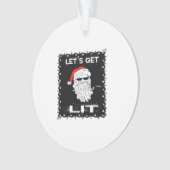 Lasst uns das sonnige Weihnachtsgetränk Essential Ornament (Vorderseite)