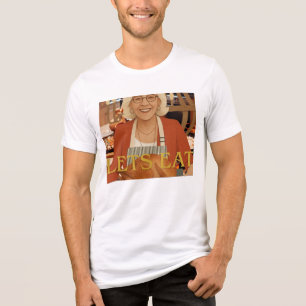 Lasst uns das Thanksgiving-Truthahn essen Vintage Tri-Blend Shirt