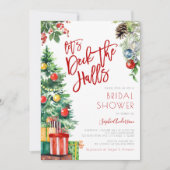 Lasst uns das Weihnachtsfest in den Hallen erleben Einladung (Vorderseite)