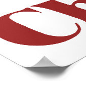 Lasst uns den Christus zu Weihnachten zurückbringe Poster (Ecke)