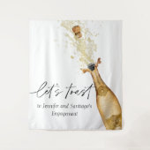 Lasst uns den Hintergrund der Engagement-Partei-Pa Wandteppich (Vorderseite)