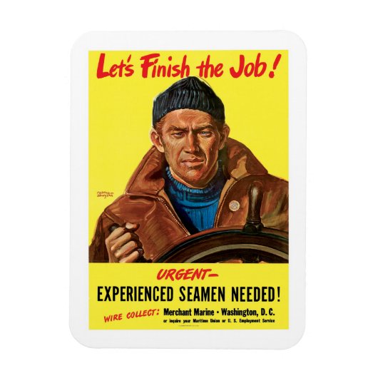 Lasst uns den Job beenden! Magnet (Vertikal)