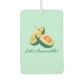 Lasst uns den lustigen Niedlichen Avocados Pun Spa Autolufterfrischer (Vorderseite)