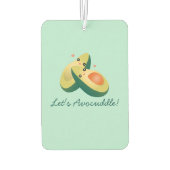 Lasst uns den lustigen Niedlichen Avocados Pun Spa Autolufterfrischer (Rückseite)