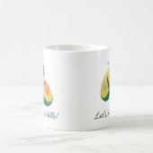 Lasst uns den lustigen Niedlichen Avocados Pun Spa Kaffeetasse (Mittel)