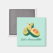 Lasst uns den lustigen Niedlichen Avocados Pun Spa Magnet (Vorderseite/Rückseite)