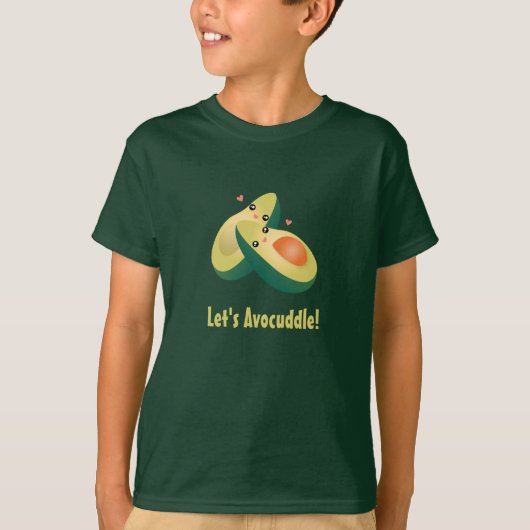 Lasst uns den lustigen Niedlichen Avocados Pun Spa T-Shirt (Vorderseite)