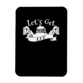 Lasst uns den lustigen Weihnachtsmann trinken Magnet (Vertikal)