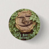 "Lasst uns den Schläger begraben" Button (Vorderseite)