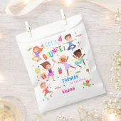 Lasst uns den springenden Park-Kindergeburtstag ab Geschenktütchen (Ausgeschnitten)