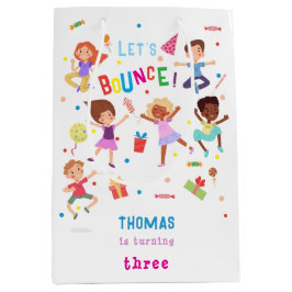 Lasst uns den springenden Park-Kindergeburtstag ab Mittlere Geschenktüte