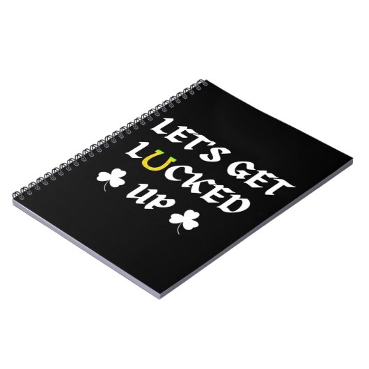 Lasst uns den St. Patrick's Day ausklingen lassen Notizblock (Linke Seite)