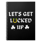 Lasst uns den St. Patrick's Day ausklingen lassen Notizblock (Vorderseite)