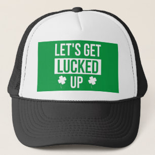Lasst uns den St. Patrick's Day ausklingen lassen Truckerkappe