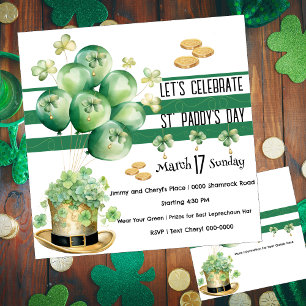 Lasst uns den St. Patrick's Day feiern Einladung
