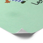 Lasst uns den Traum fortsetzen! Poster (Ecke)