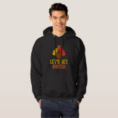 Lasst uns den Truthahn begießen   Erntedankfest Hoodie (Vorne ganz)