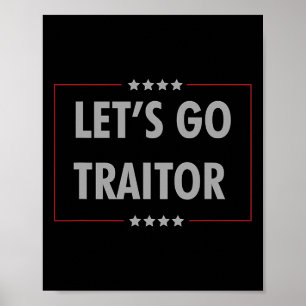 Lasst uns den Verräter des politischen Widerstands Poster