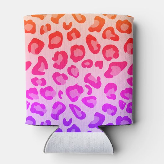 Lasst uns den wilden Cheetah-Junggeselinnen-Abschi Dosenkühler (Rückseite)