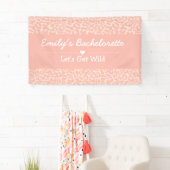 Lasst uns den WildFun Cheetah Pink Junggeselinnen- Banner (Insitu)