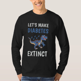 Lasst uns Diabetes-Bewusstsein November Typ T1D T2 T-Shirt