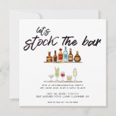 Lasst uns die Bar halten | Party Einladung (Vorderseite)