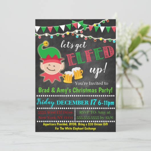 Lasst uns die Einladung aufgeben (Stehend Vorderseite)