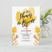 Lasst uns die Einladung der Braut duschen (Stehend Vorderseite)