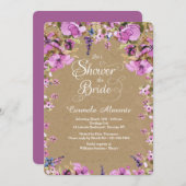 Lasst uns die Einladung der Braut duschen (Vorne/Hinten)