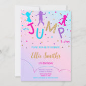 Lasst uns die Einladung springen (Vorderseite)