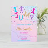 Lasst uns die Einladung springen (Stehend Vorderseite)