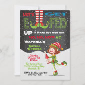 Lasst uns die Einladung von Brautparty Elf loswerd (Vorderseite)