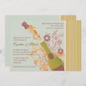 Lasst uns die Einladung von Cork Pop geben (Vorne/Hinten)