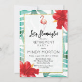 Lasst uns die Einladung zur Pensionierung von Flam (Vorderseite)