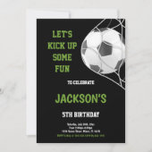 Lasst uns die Einladungen zum Geburtstag von Black (Vorderseite)