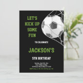 Lasst uns die Einladungen zum Geburtstag von Black (Stehend Vorderseite)