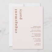 Lasst uns die Foto-Engagement-Partei Toast Einladung (Rückseite)