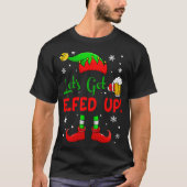 Lasst uns die Funny Drinking Weihnachten 2021 O er T-Shirt (Vorderseite)