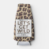 Lasst uns die Gefälligkeit des Cheetah-Junggeselin Flaschenkühler (Vorderseite)
