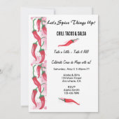 Lasst uns die Gewürze aufpeppen Dankeskarte (Rückseite)