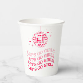 Lasst uns die Girls Paper Cup, Party Cup Pappbecher