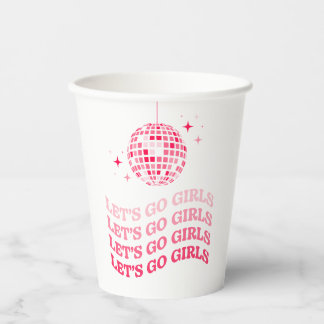 Lasst uns die Girls Paper Cup, Party Cup Pappbecher