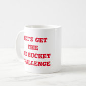 Lasst uns die Herausforderung des Eiseises aufbere Kaffeetasse (Vorderseite Links)