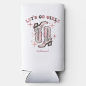 Lasst uns die Junggeselinnen-Abschied der Mädchen Selters Dosenkühler (Rückseite)