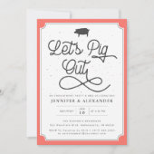 Lasst uns die Korallenflotte ausrotten, die ich in Einladung (Vorderseite)