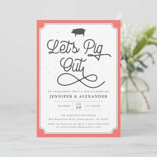 Lasst uns die Korallenflotte ausrotten, die ich in Einladung (Stehend Vorderseite)