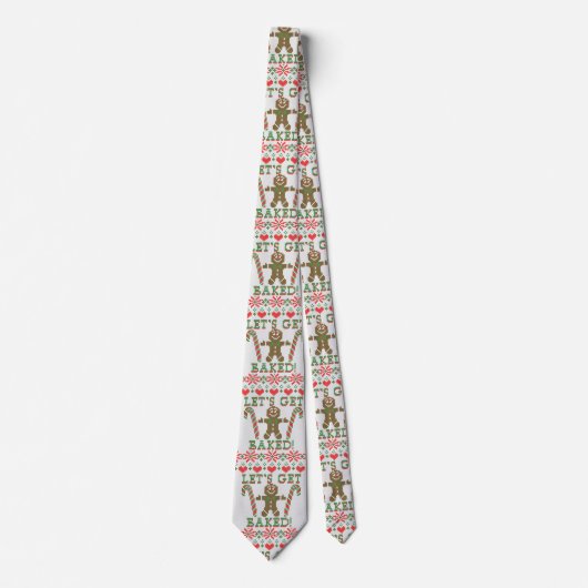 Lasst uns die Lebkuchenspieße gebacken bekommen Krawatte (Vorderseite)