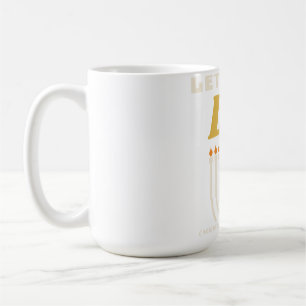 Lasst uns die Menora-Hanukkah-Tasse erleuchten Kaffeetasse
