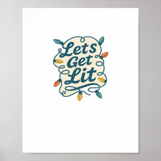 Lasst uns die sonnige Weihnachtsweihnachtsfeier ho Poster (Vorne)